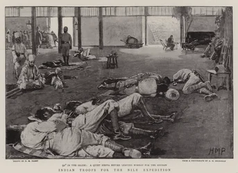 Indische Truppen für die Nil-Expedition